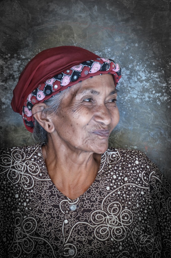 Old woman from Lombok village