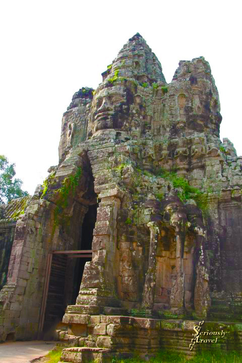 Entrance to temple head