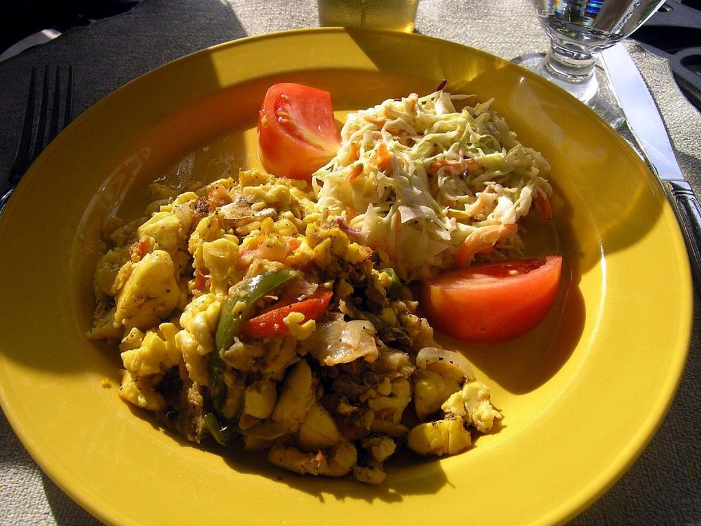 Gastronome Wednesday ~  Ackee and Salt Fish